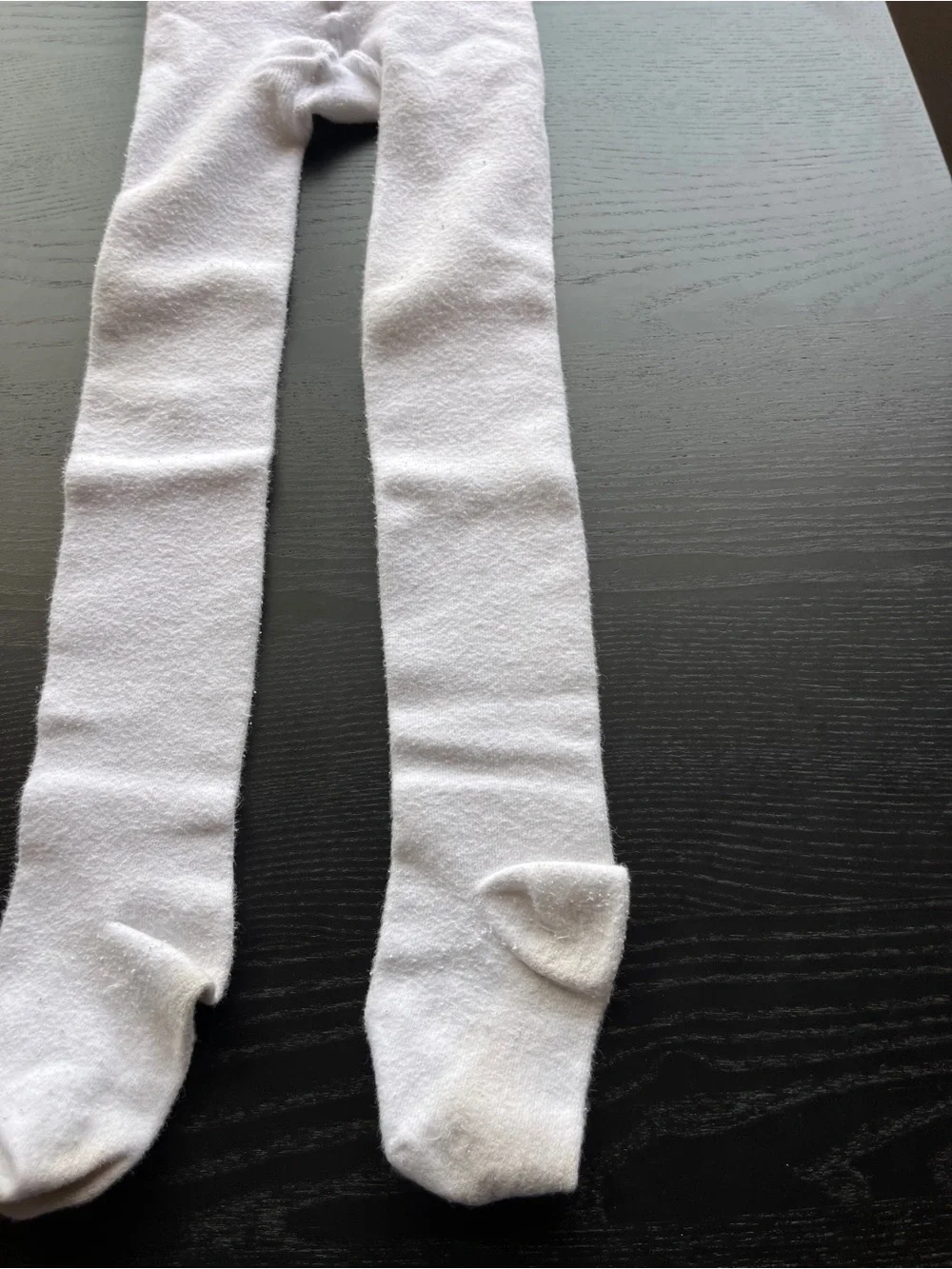 Tights white knit